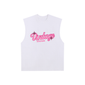 Vintage Girl's Club Raw Edge Cotton Tank Top