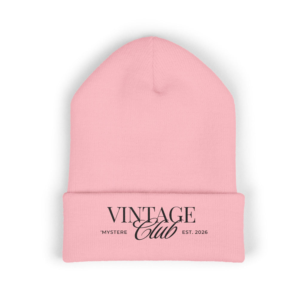 Vintage Club Embroidered Cuffed Beanie Season 2
