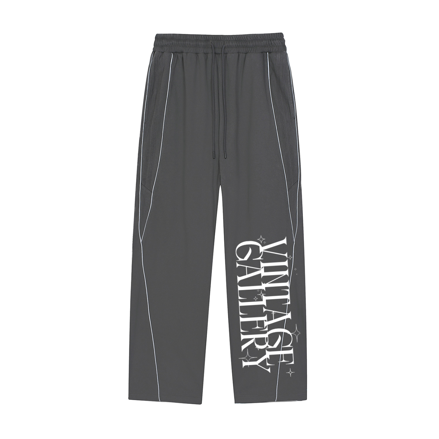 Vintage Gallery Reflection Striped Straight-Leg Sweatpants