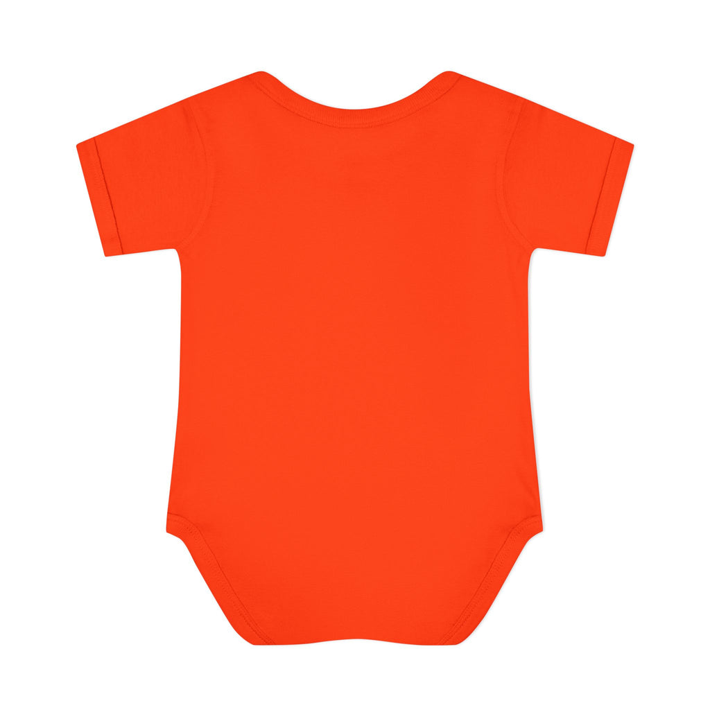 Infant Bodysuit — Colorful Floral 'V' Monogram (Mystere Est. 2026)