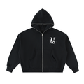 Vintage Gallery Fleeced Full-Zip Boxy Hoodie