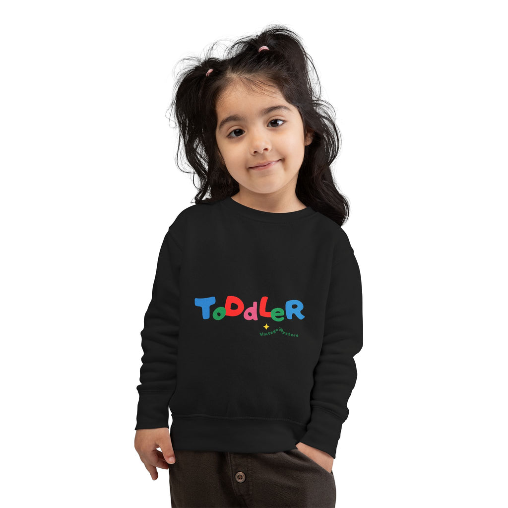 Vintage Toddler Sweatshirt – 'Kid's Rule Season"