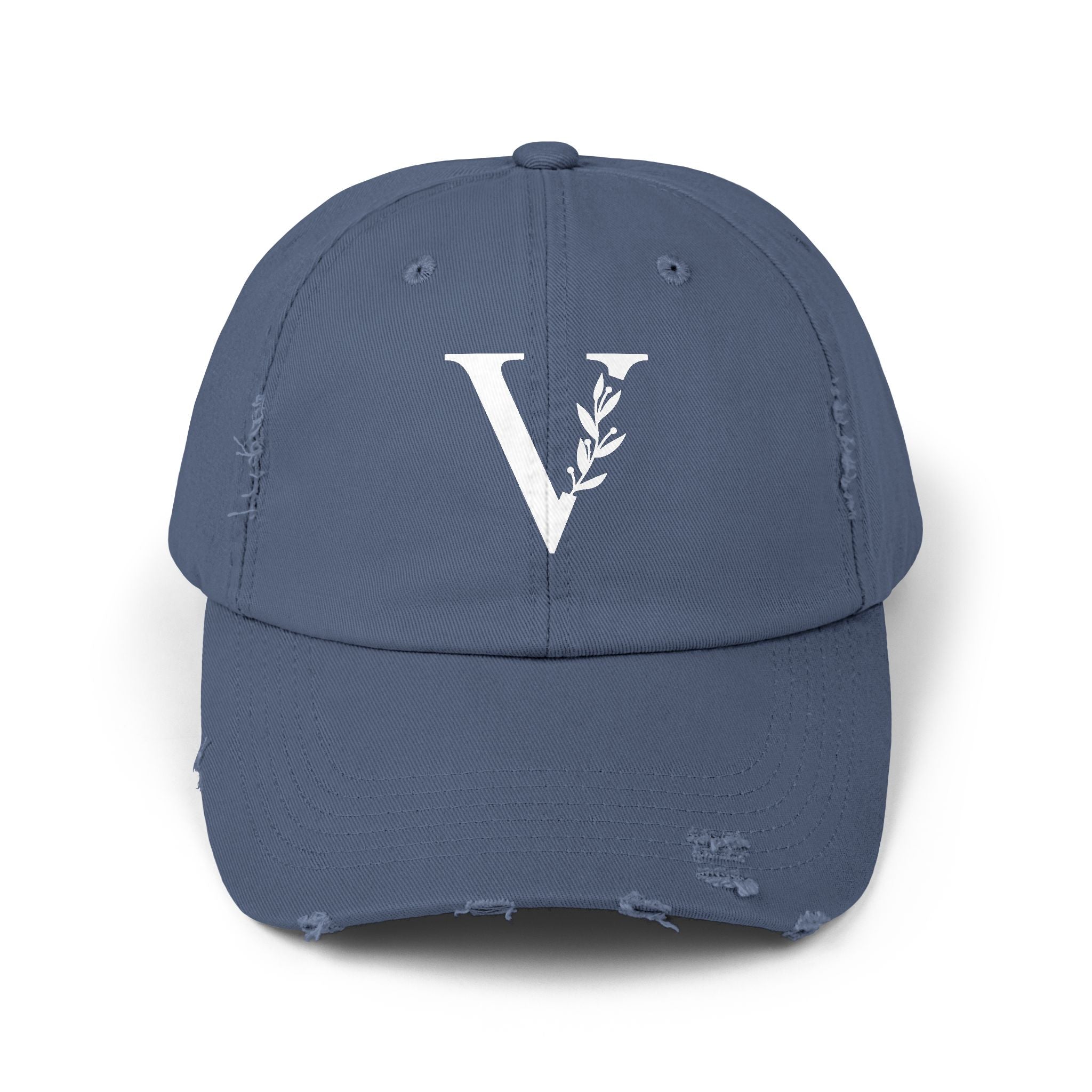 Distressed Classic Cap — Men's Edition "V" Signature Hat
