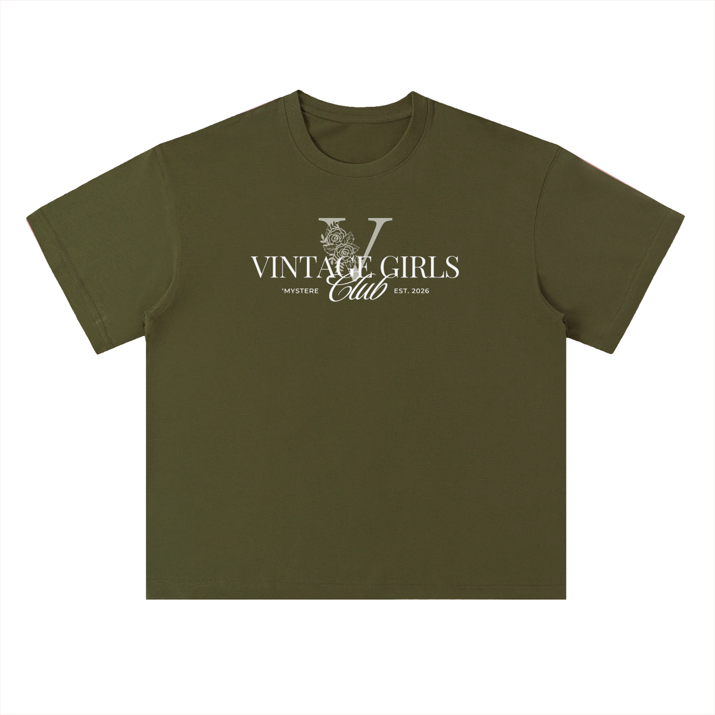 Heavyweight Drop Shoulder Cotton T-Shirt