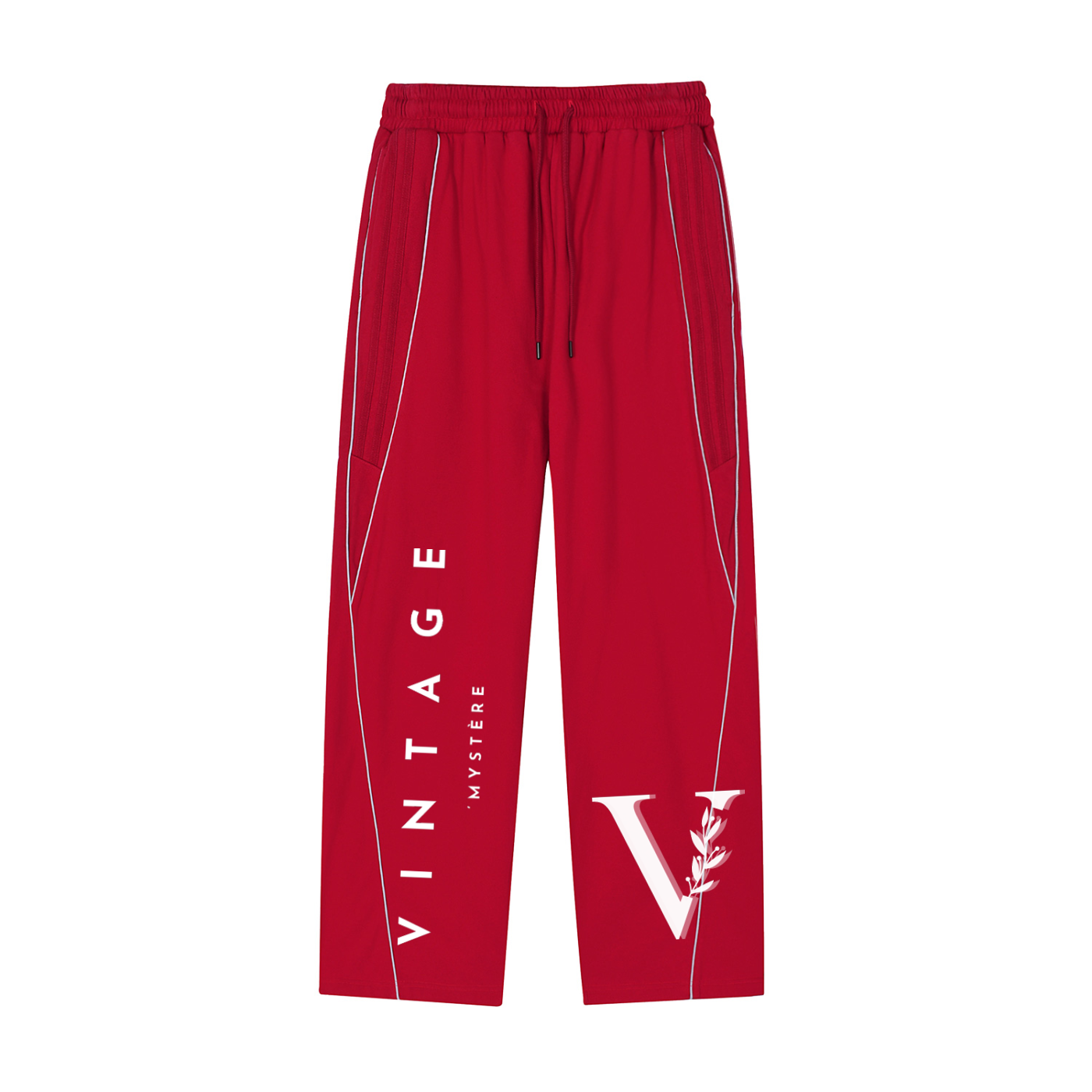 Reflection Striped Straight-Leg Sweatpants