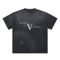 Hand-Frayed Sunfade Paint Splatter T-Shirt