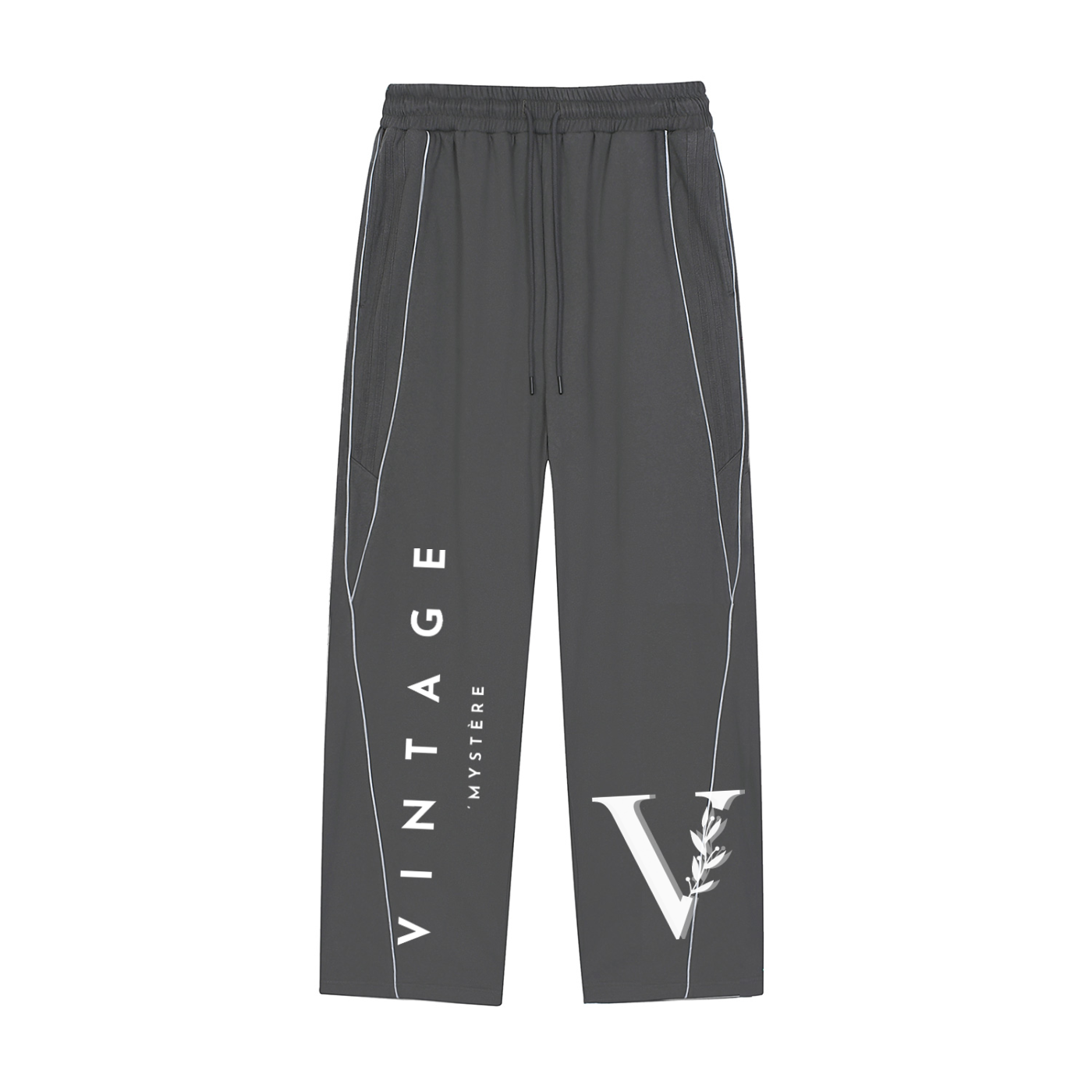 Reflection Striped Straight-Leg Sweatpants