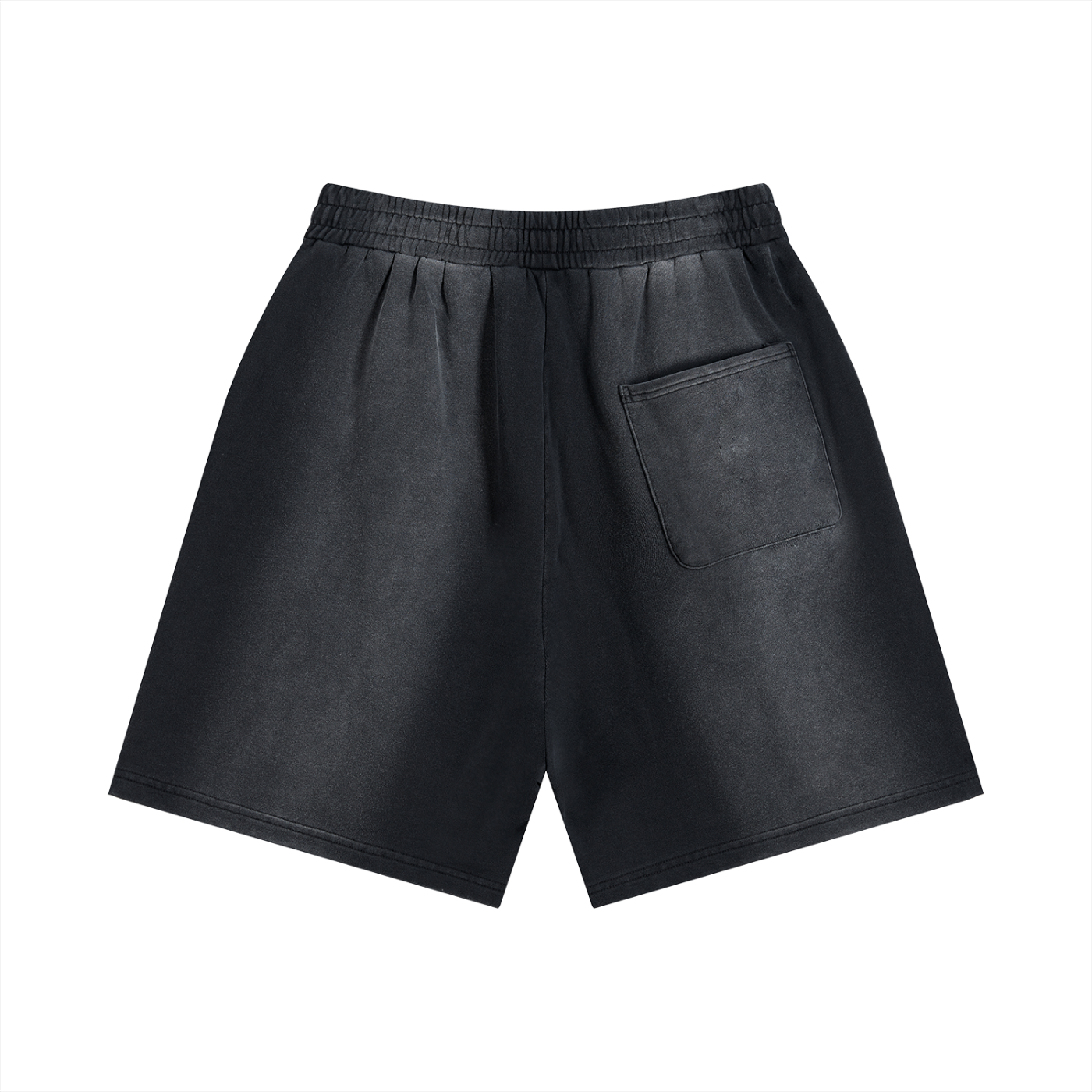 Sun Fade Vintage Varsity Class Distressed Shorts