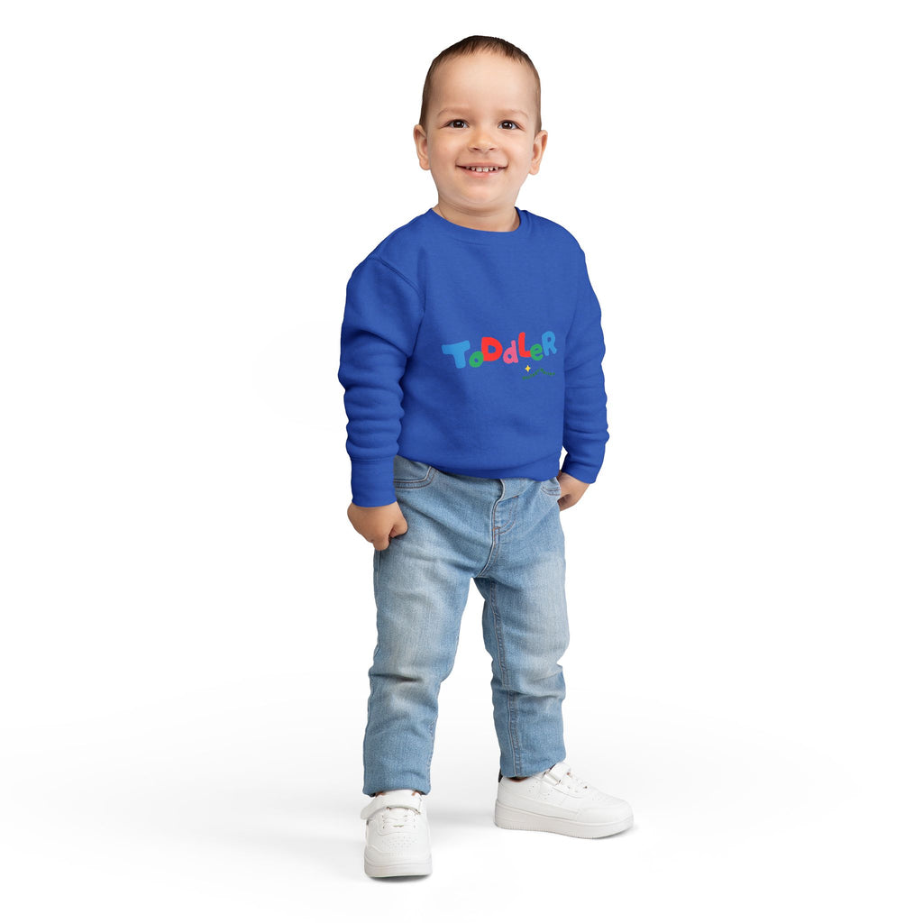 Vintage Toddler Sweatshirt – 'Kid's Rule Season"