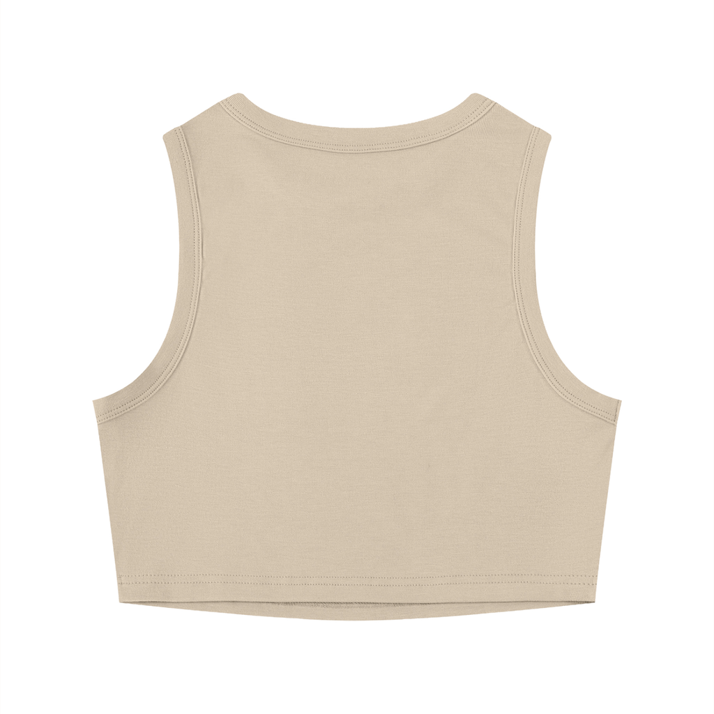 Vintage Women's Tight Crewneck Crop Tank Top