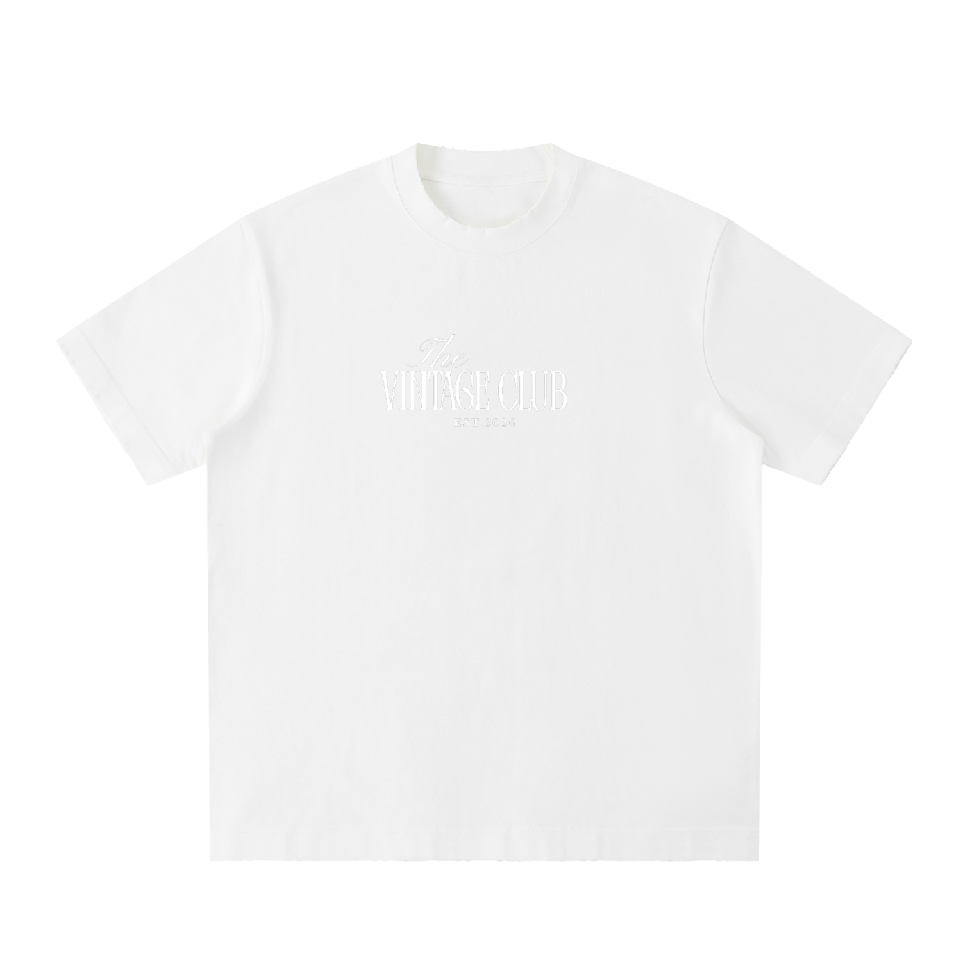 Heavyweight Vintage Washed Frayed T-Shirt