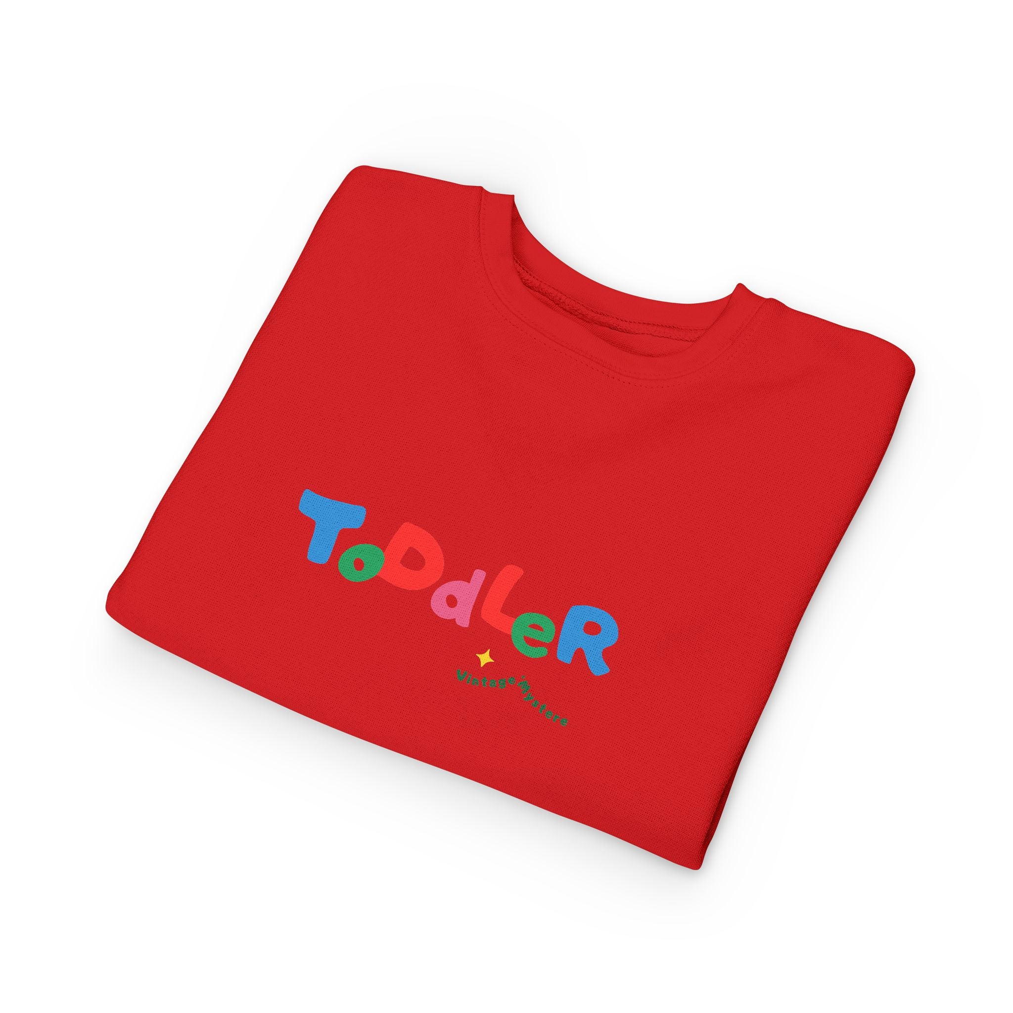 Vintage Toddler Sweatshirt – 'Kid's Rule Season"