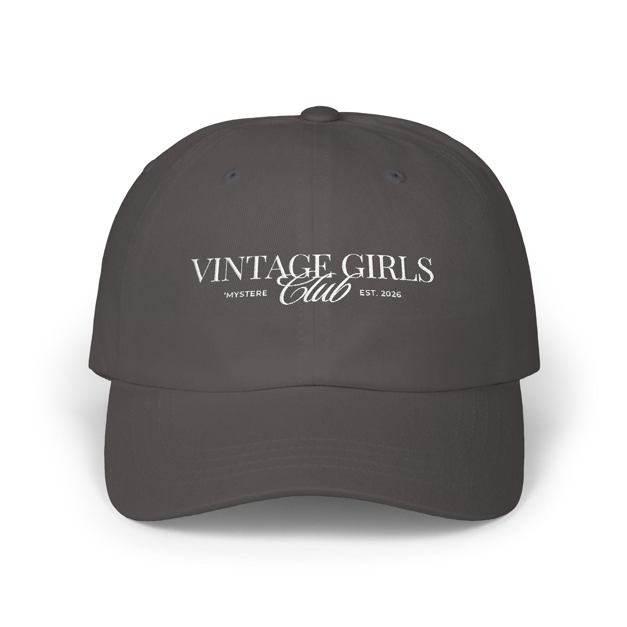 Embroidered Vintage Girl's Club Classic Cap