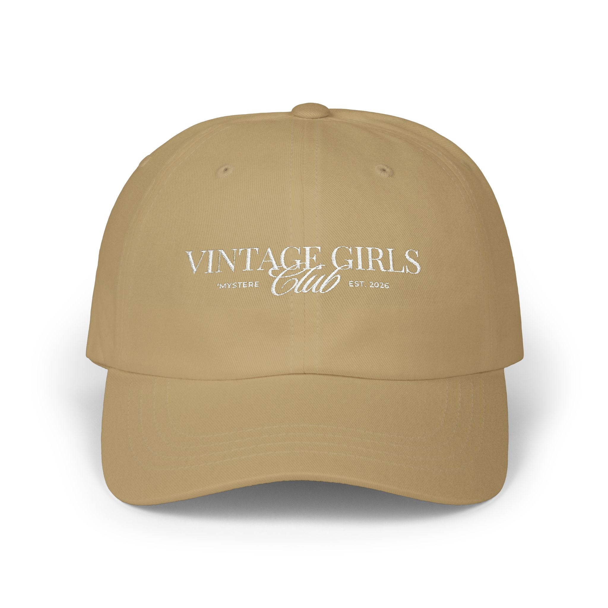 Embroidered Vintage Girl's Club Classic Cap
