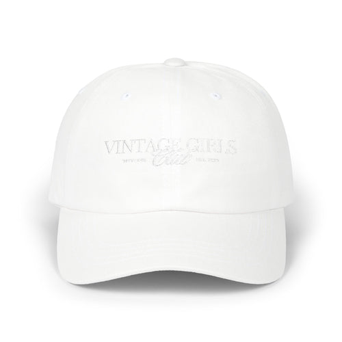 Embroidered Vintage Girl's Club Classic Cap