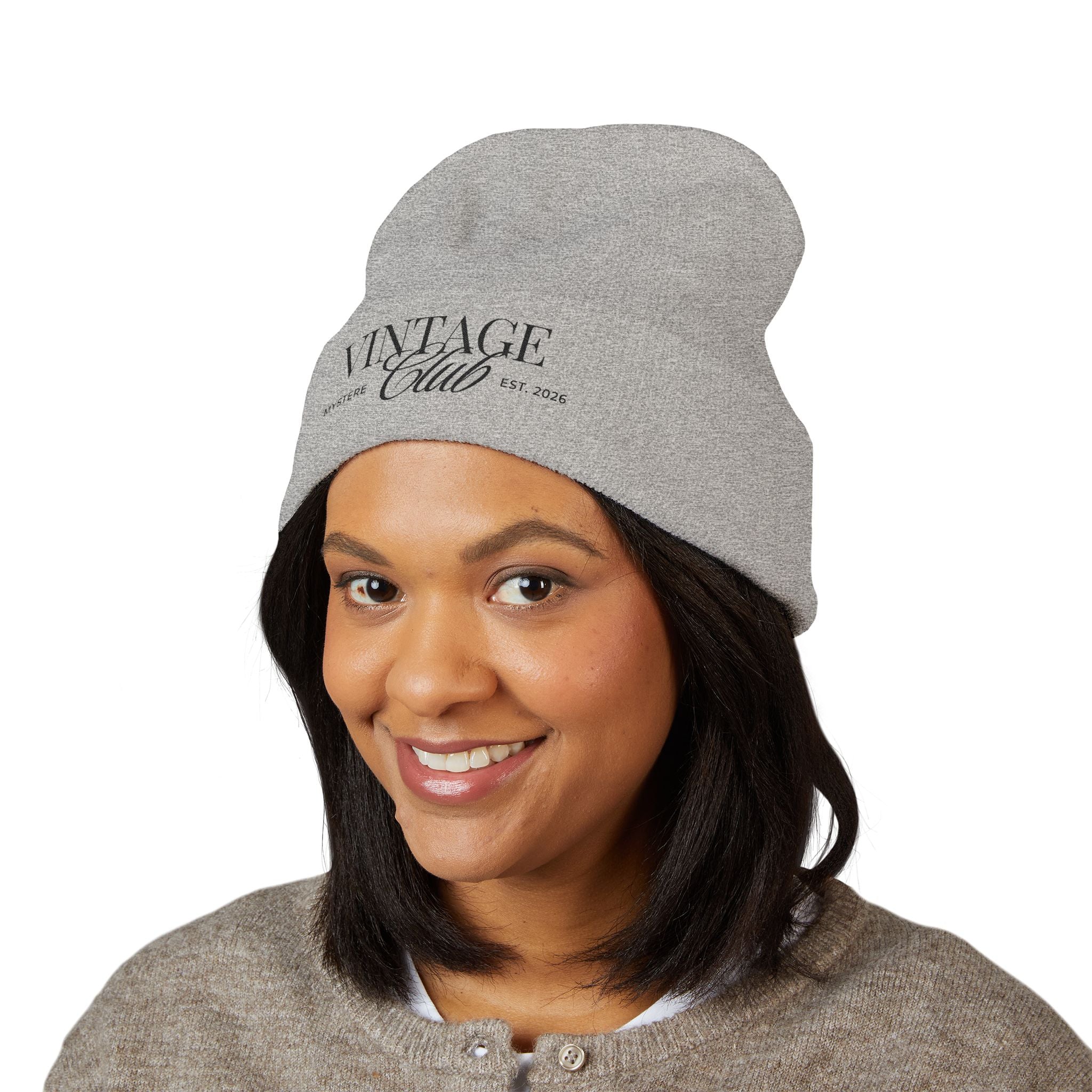 Vintage Club Embroidered Cuffed Beanie Season 2