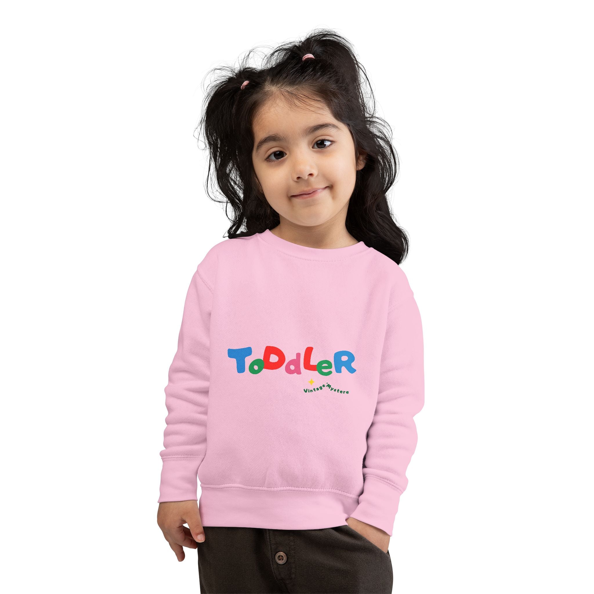 Vintage Toddler Sweatshirt – 'Kid's Rule Season"