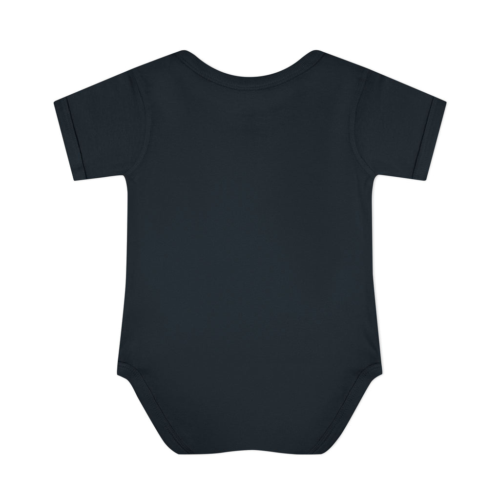Infant Bodysuit — Colorful Floral 'V' Monogram (Mystere Est. 2026)