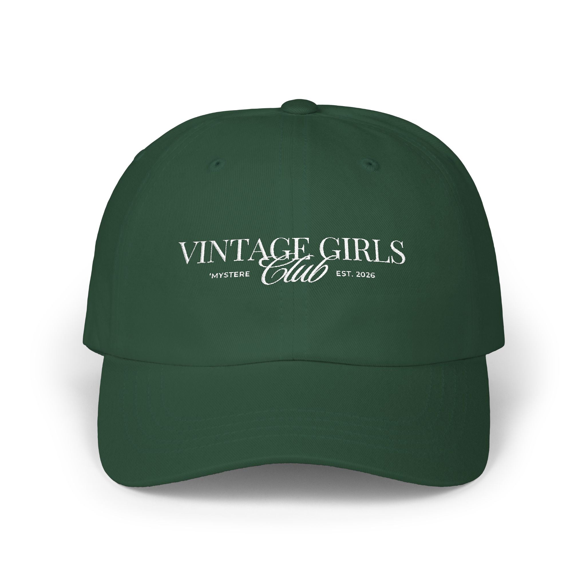 Embroidered Vintage Girl's Club Classic Cap