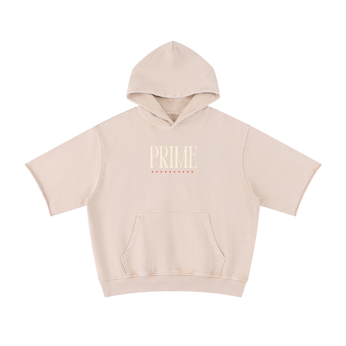 Vintage Unisex Mineral Wash Short Sleeve Hoodie
