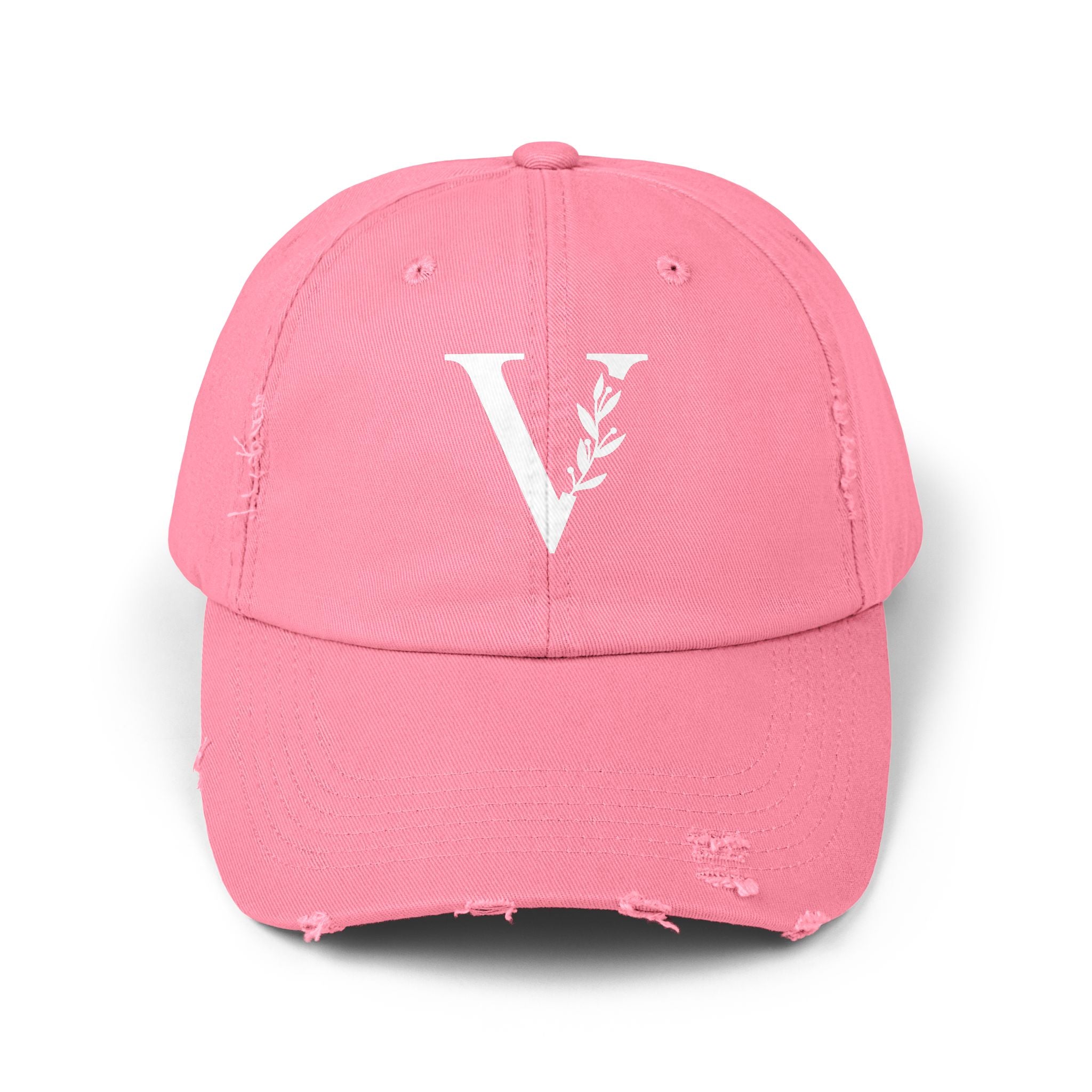 Distressed Classic Cap — Men's Edition "V" Signature Hat