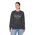 Vintage Crewneck Sweatshirt — Retro 'VINTAGE' Graphic Pullover