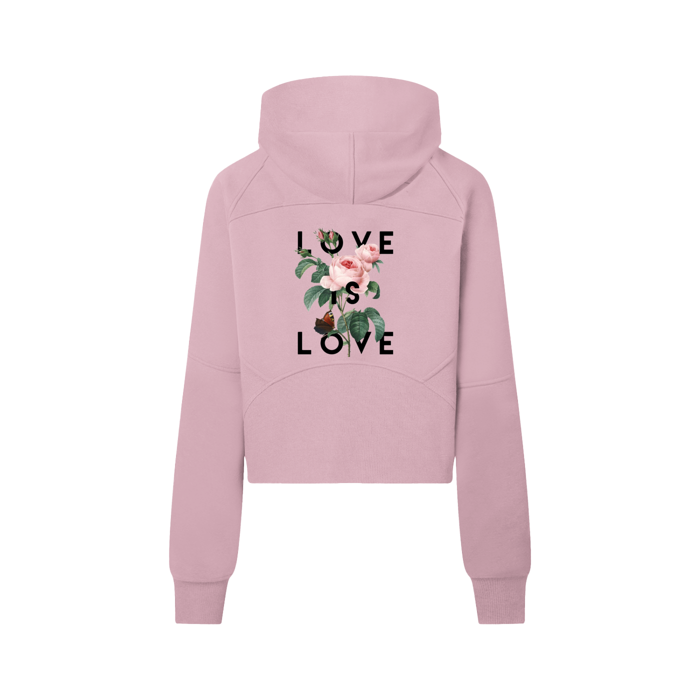 Cropped Half-Zip Hoodie