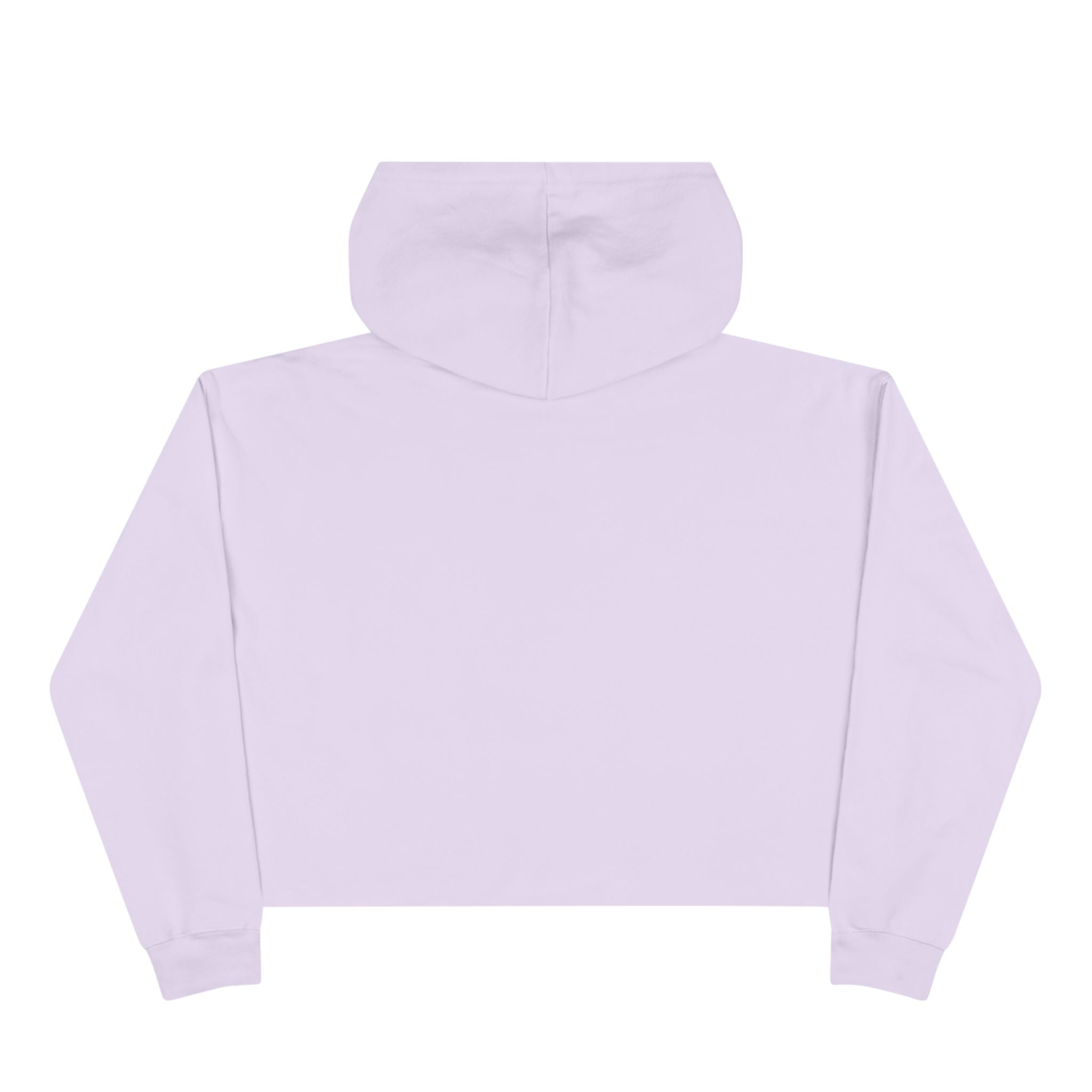 Vintage Girls V Logo Crop Top Hoodie — Retro Feminine Streetwear