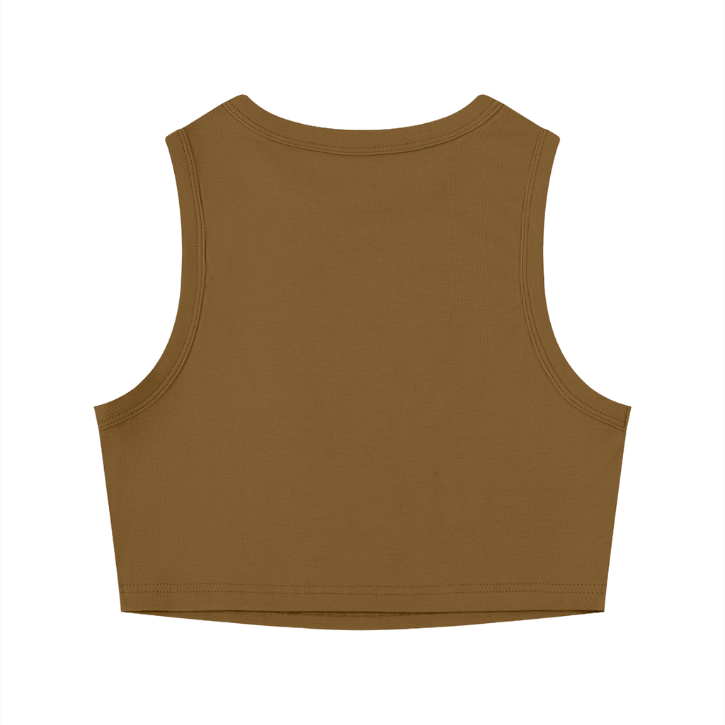 Vintage Women's Tight Crewneck Crop Tank Top