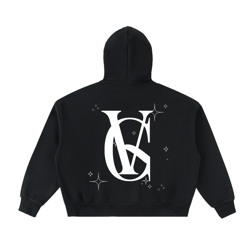 Vintage Gallery Fleeced Full-Zip Boxy Hoodie