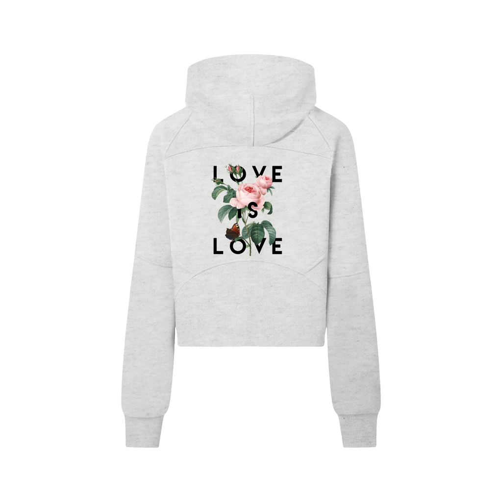 Cropped Half-Zip Hoodie