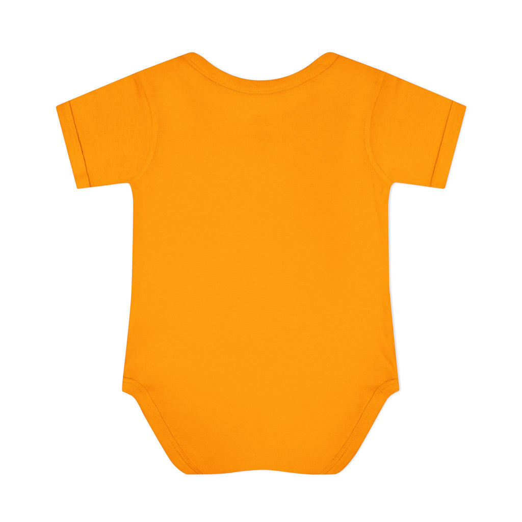 Infant Bodysuit — Colorful Floral 'V' Monogram (Mystere Est. 2026)