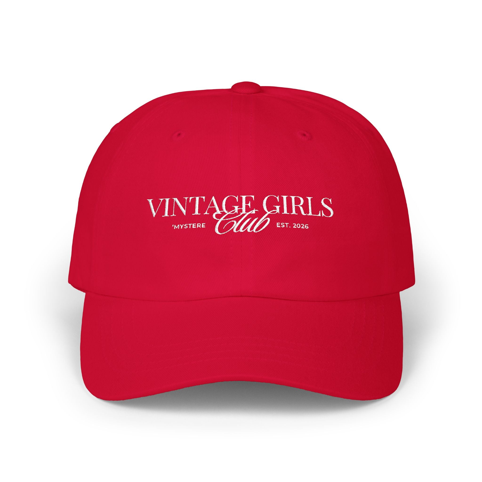 Embroidered Vintage Girl's Club Classic Cap