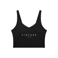 Vintage' Women's V-Neck Yoga Sports Bra