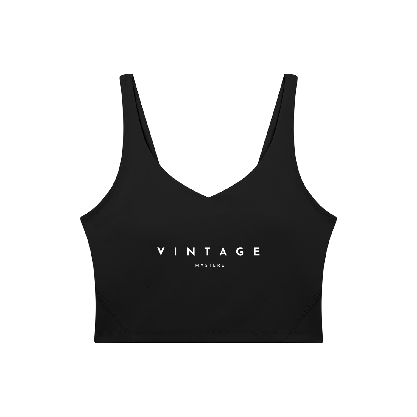 Vintage' Women's V-Neck Yoga Sports Bra