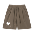 Unisex Vintage Wash Raw Edge Shorts