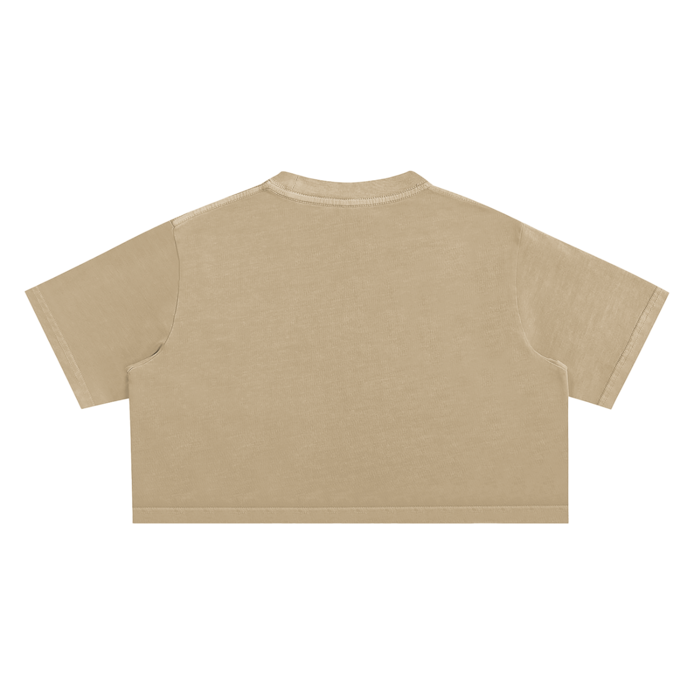 Identity is Everything' Snow Washed Crop Top