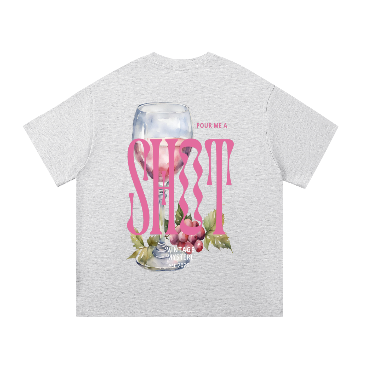Vintage' Womens " Pour me a Shot" Edition Unisex Essential Cotton T-Shirt