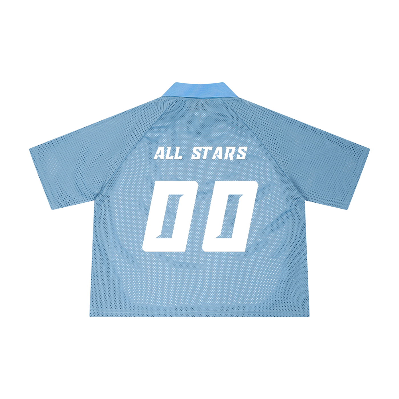 Unisex Striped Mesh Boxy Soccer Jersey