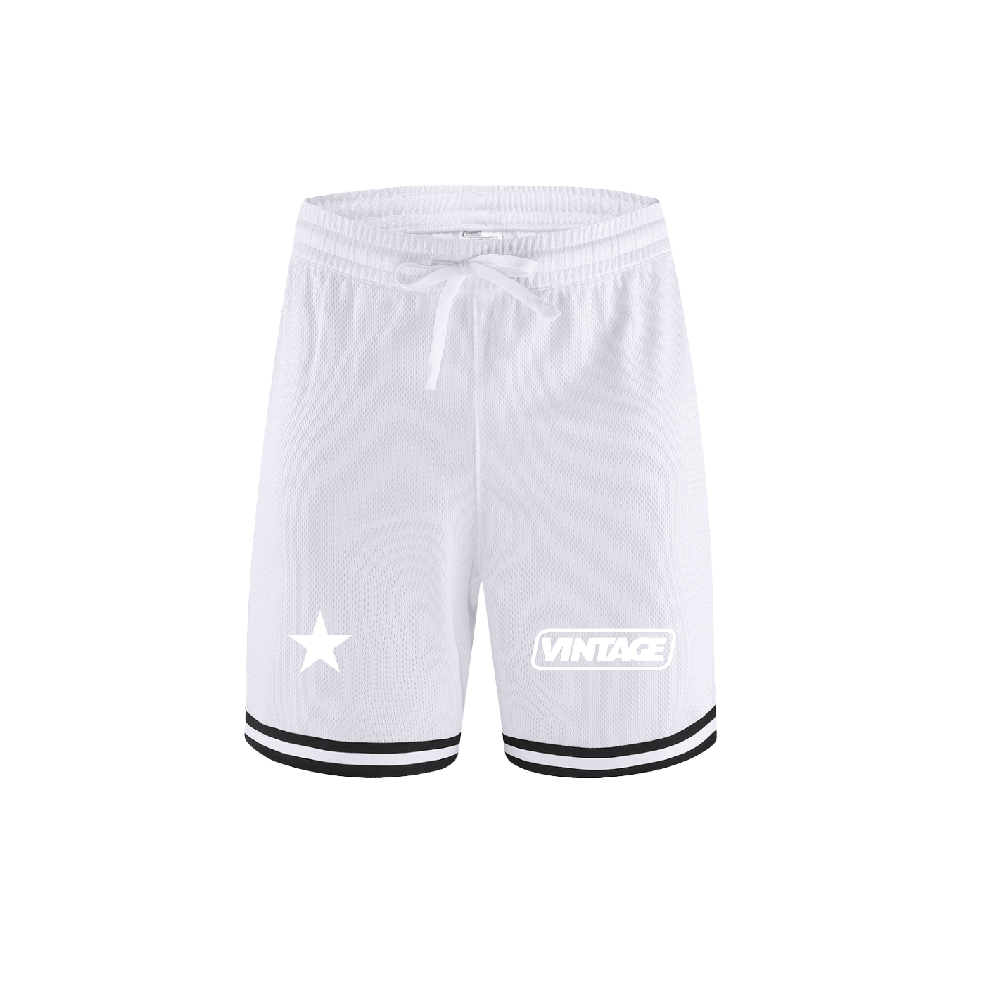 Classic Stripe Trim Basketball Shorts