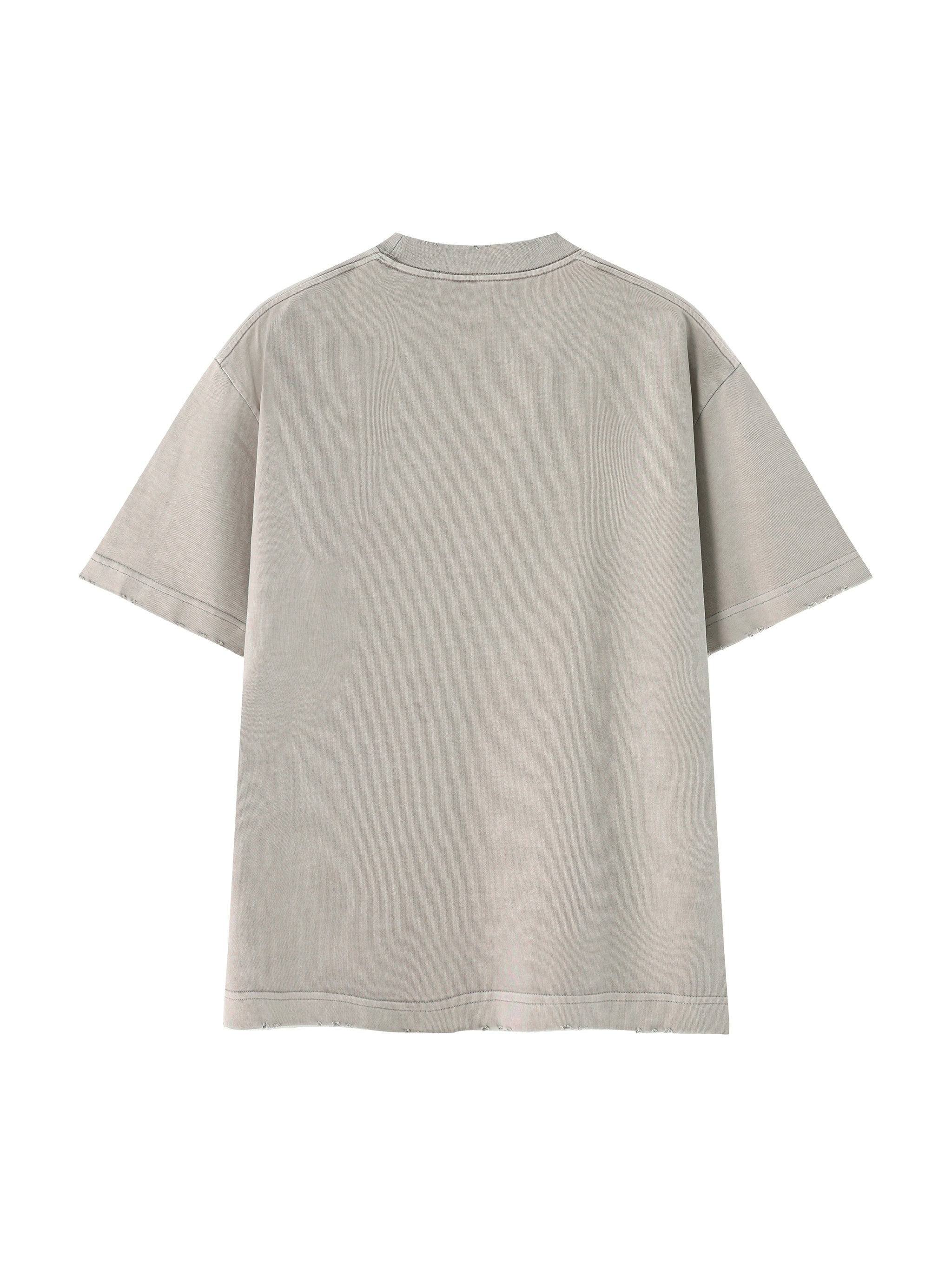 Heavyweight Vintage Washed Frayed T-Shirt