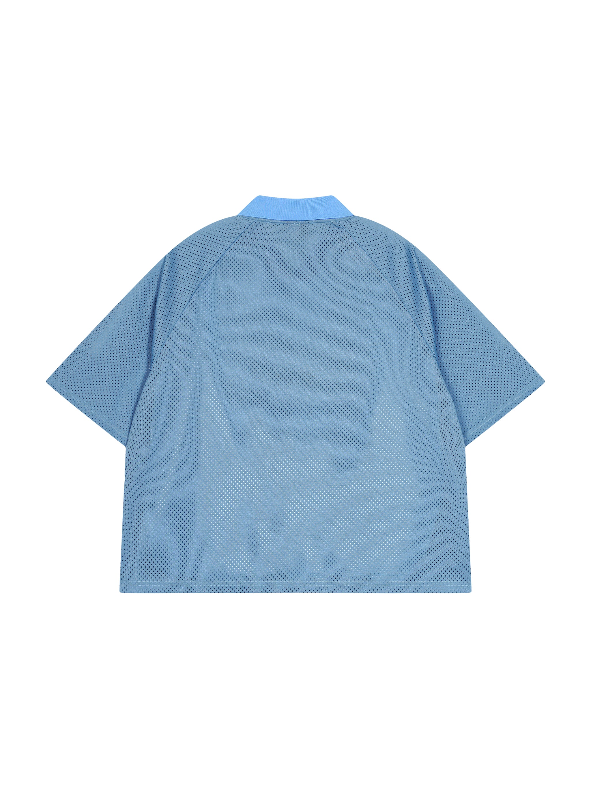 Unisex Striped Mesh Boxy Soccer Jersey